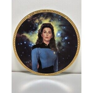 Star Trek The Next Generation "Deanna Troi" Hamilton Collection Plate